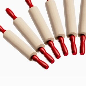 Kids Rolling Pins w/Red Handles